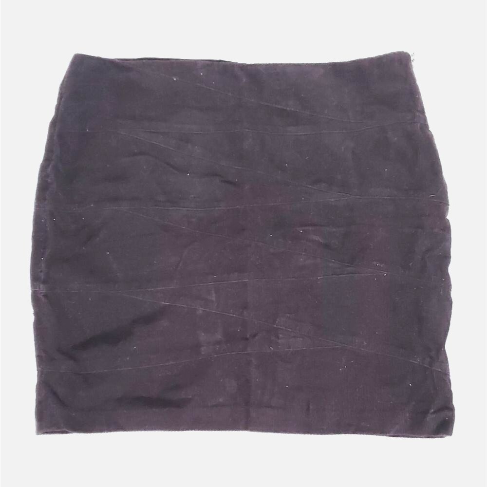 Kenar Anthropologie Bandage Corduroy Cotton Short Skirt Black Size 8